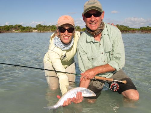 couples bonefishing trip