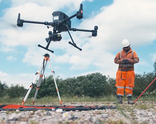 Sky Scan Surveys launching a drone