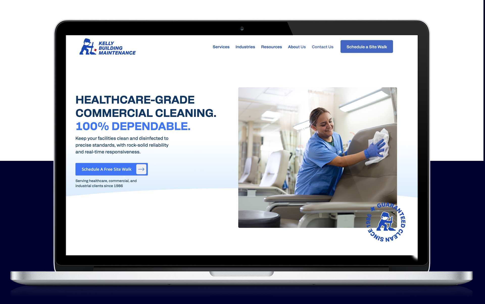 Kelly Building Maintenance - Website Design