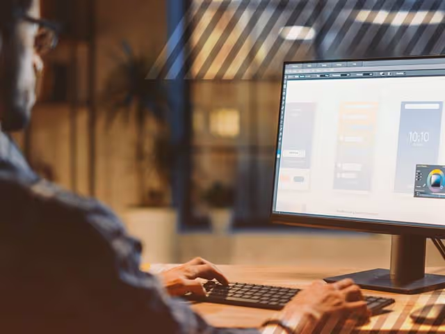 Man browsing an automotive ecommerce website