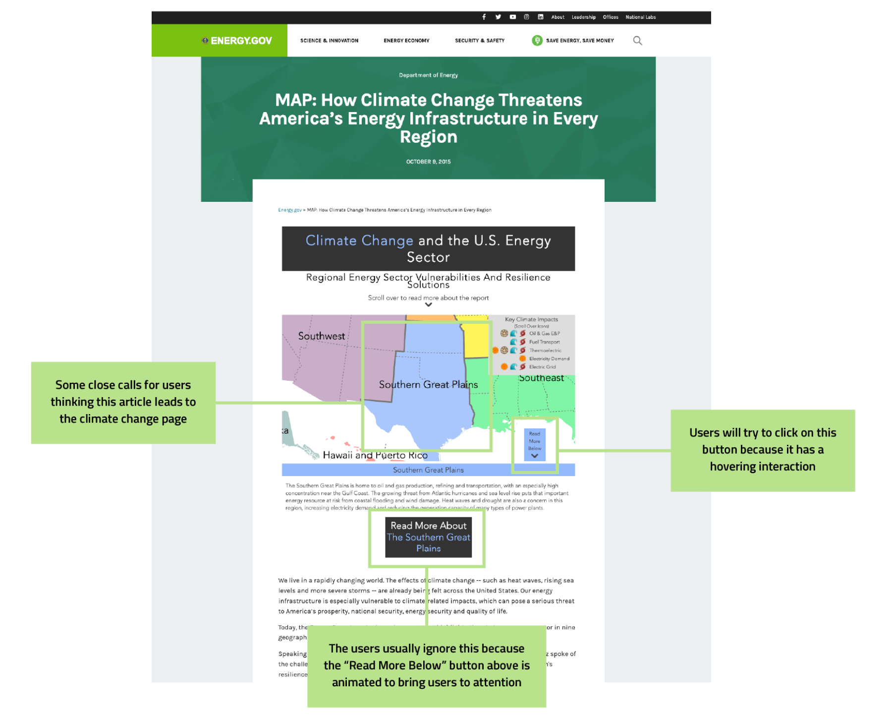 Interacting with the Map 