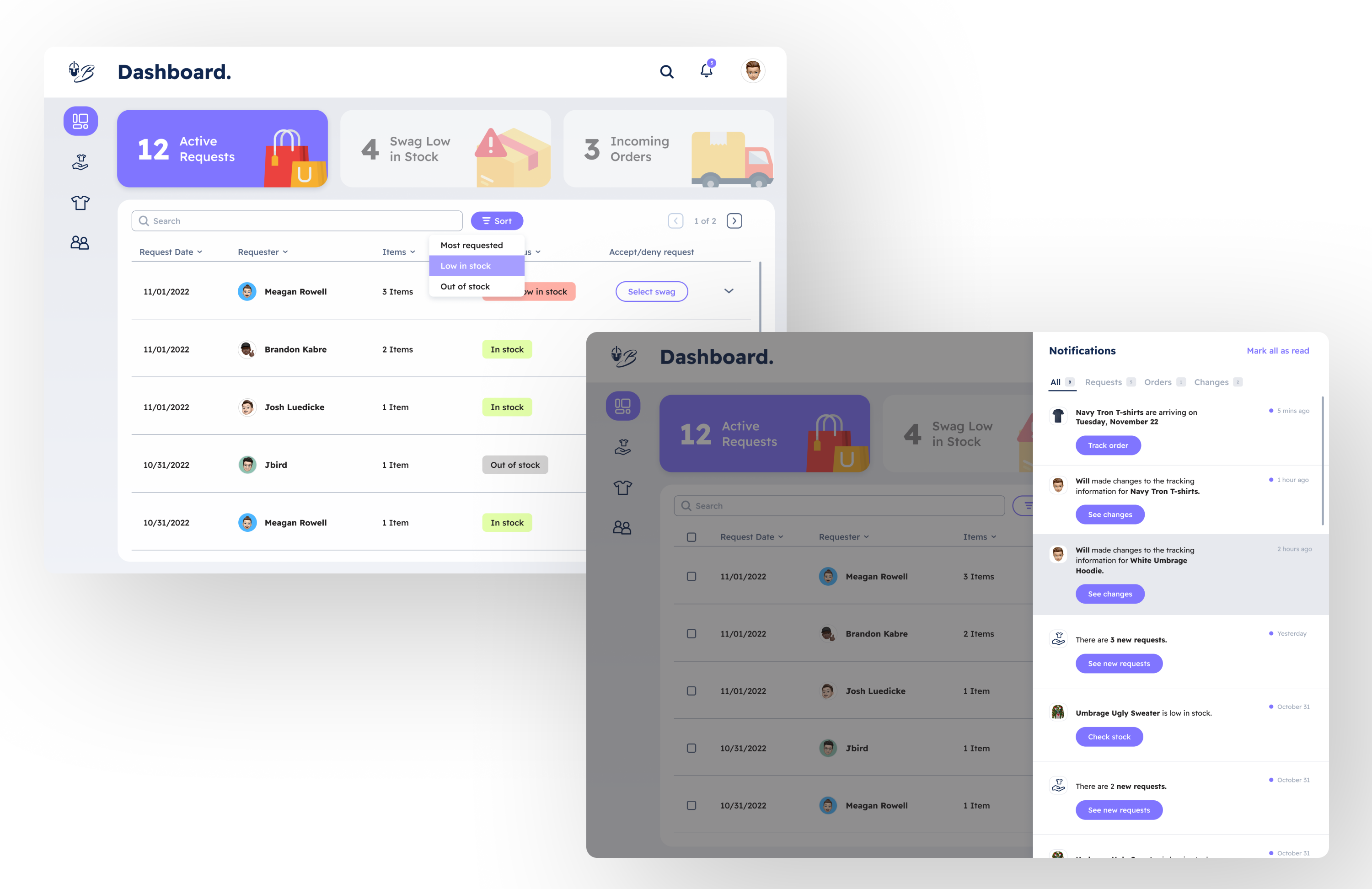 Admin portal overview