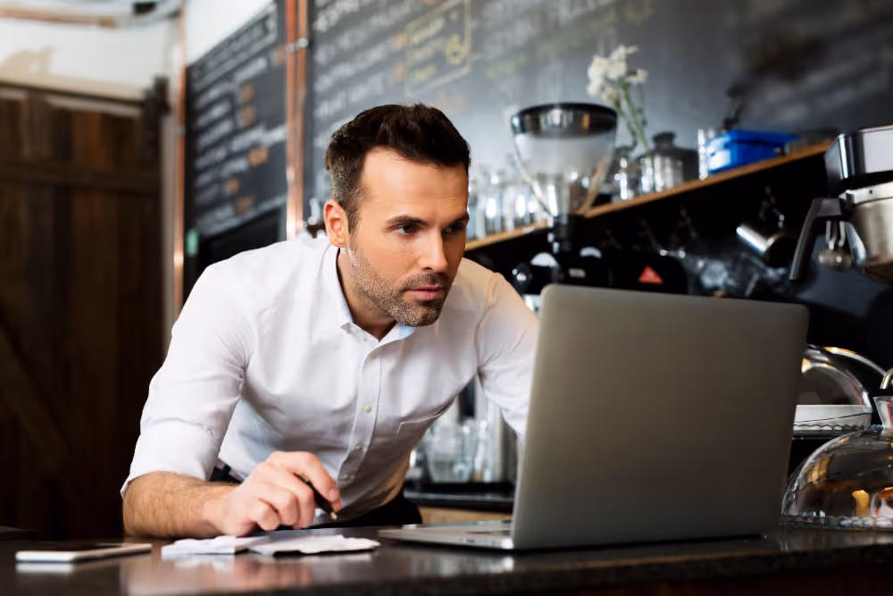 Man on laptop