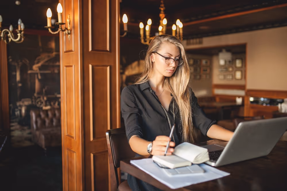 Woman on laptop