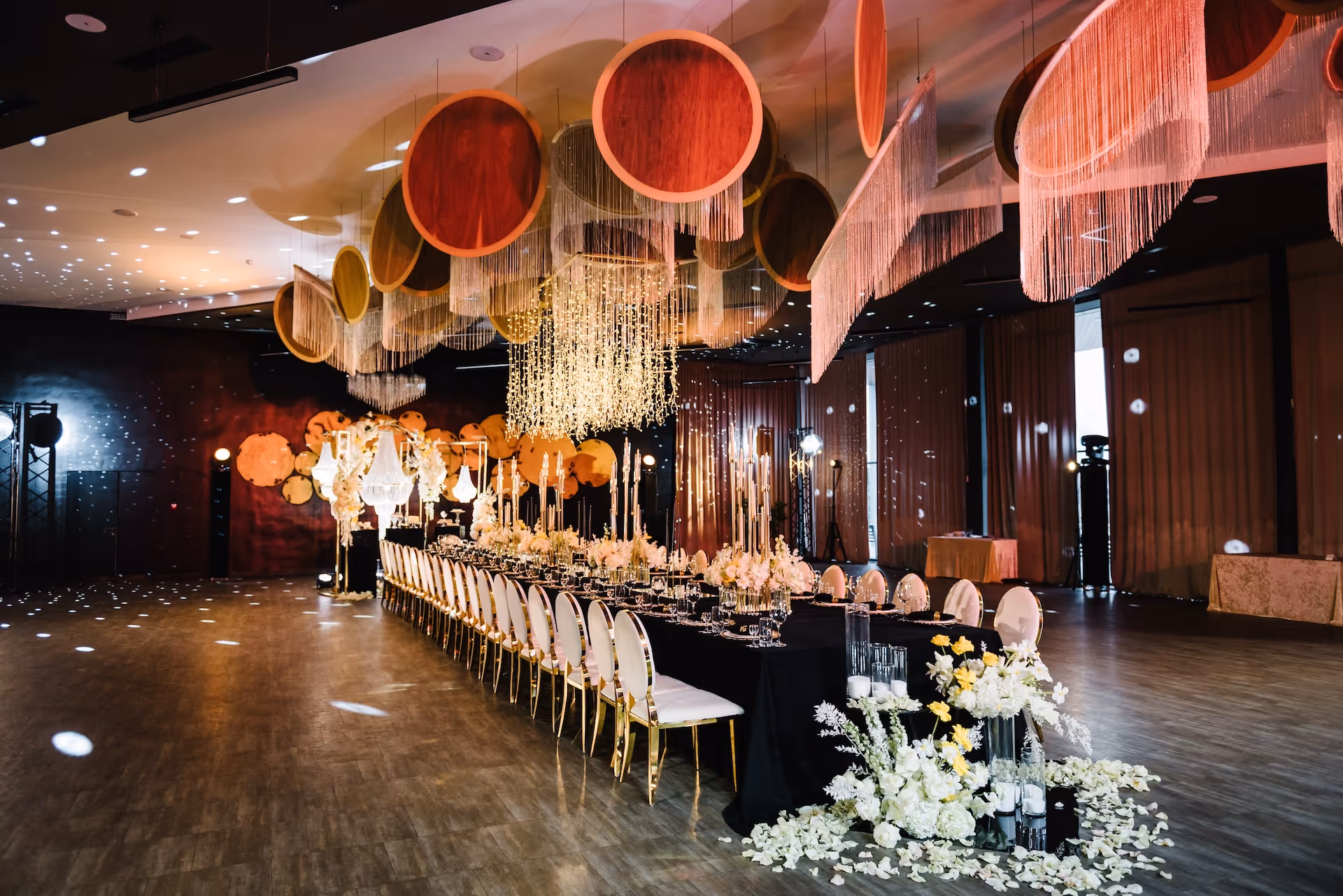 Banquet decoration in hall restaurant