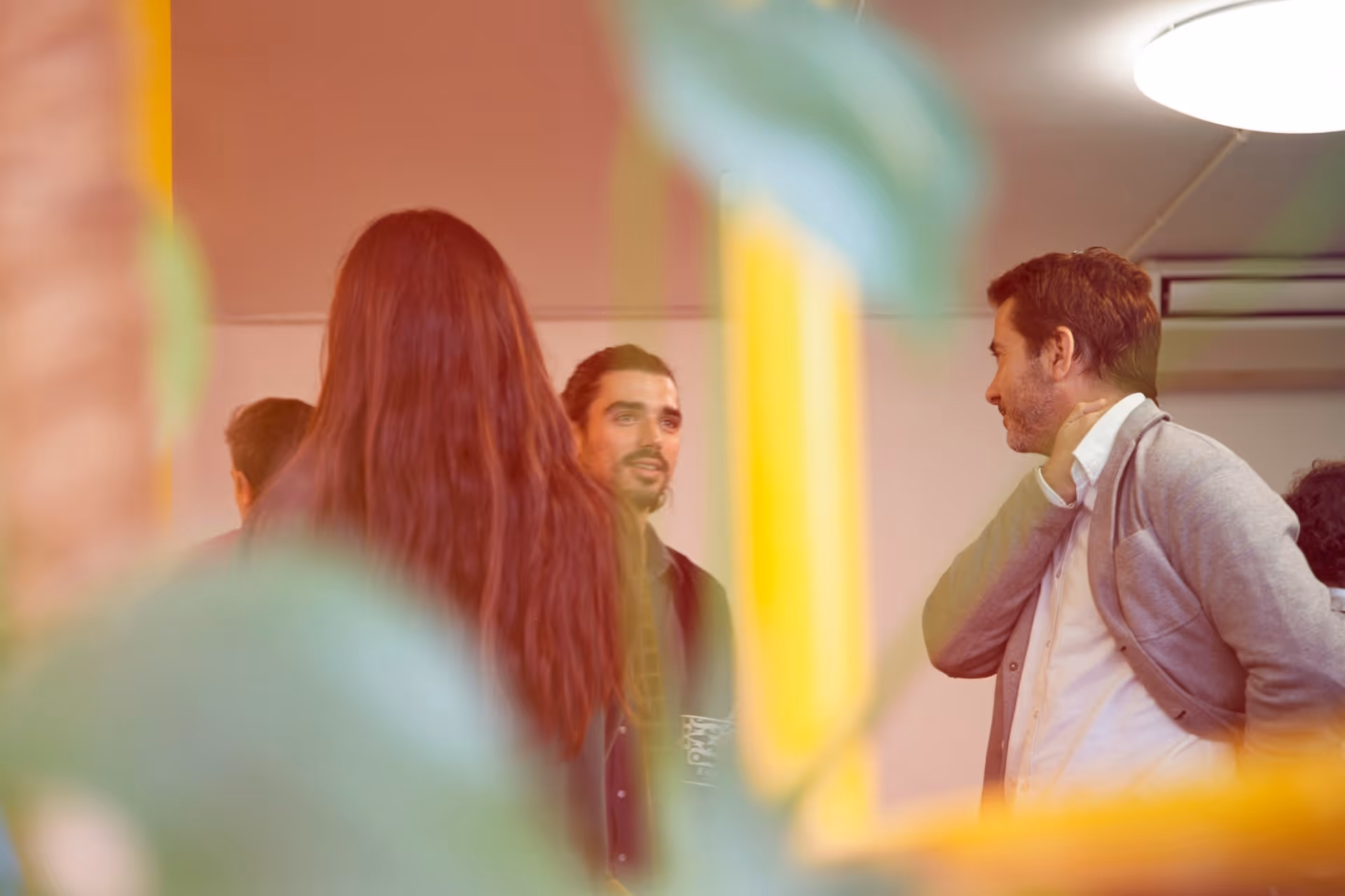 group of people networking
