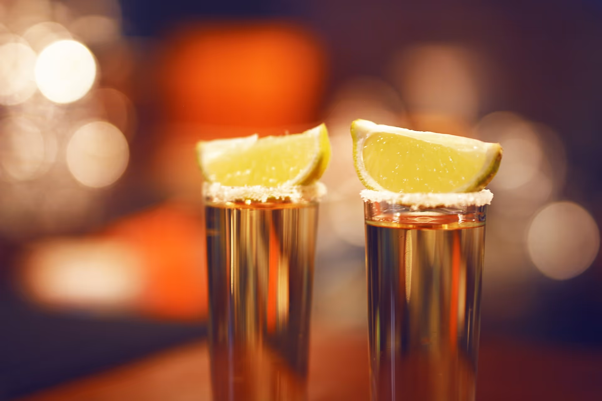 two lemon drop shooters bar drinks