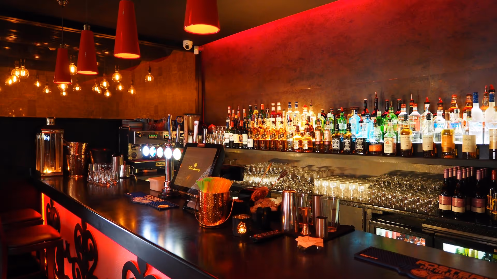 futuristic bar