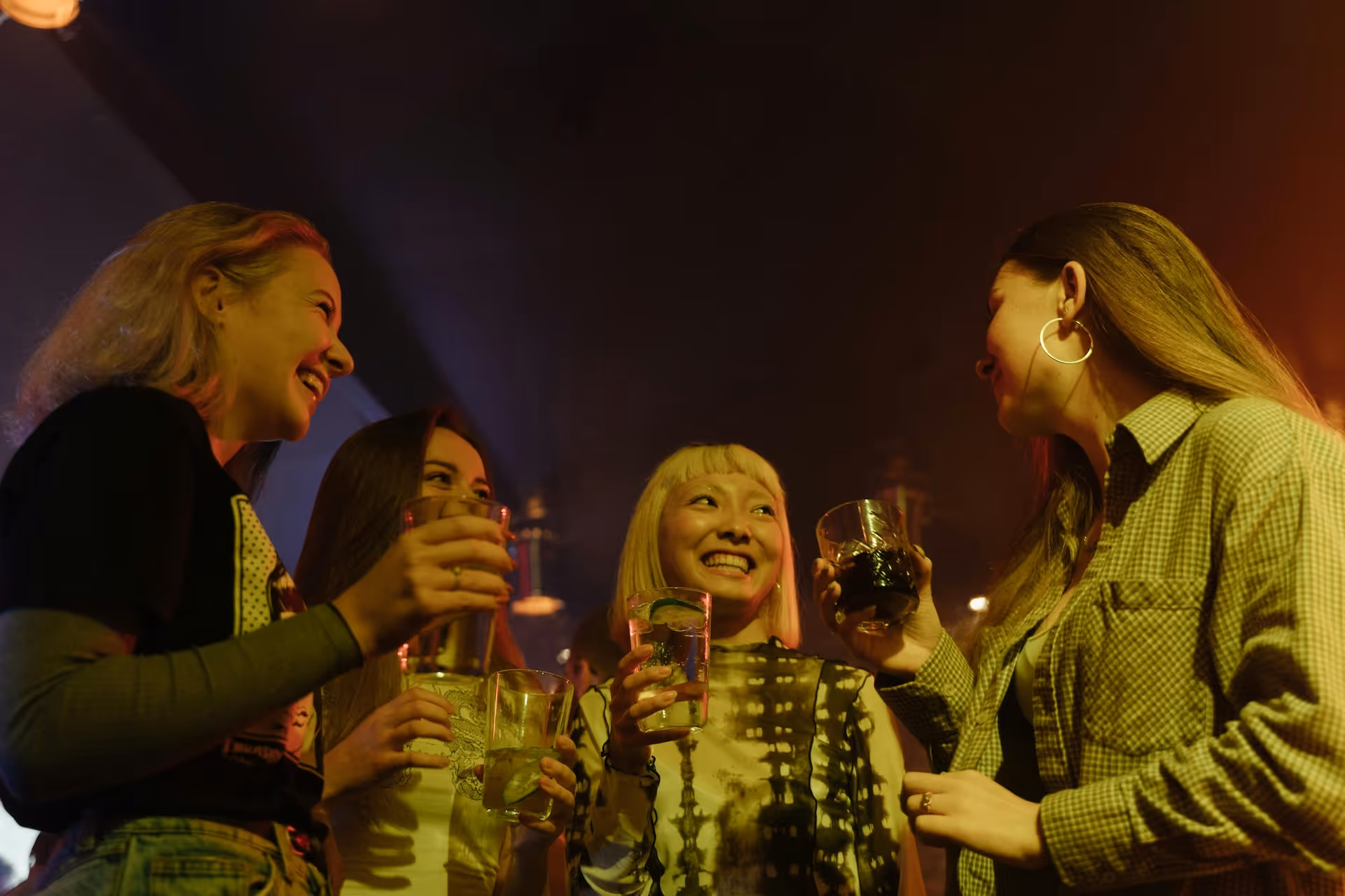 group of friends drinking