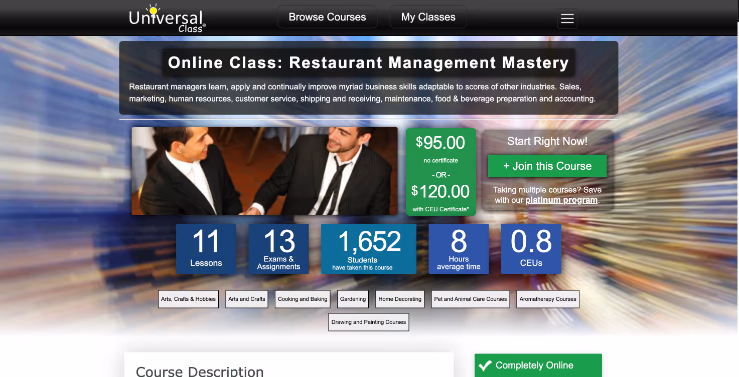 Universal Class