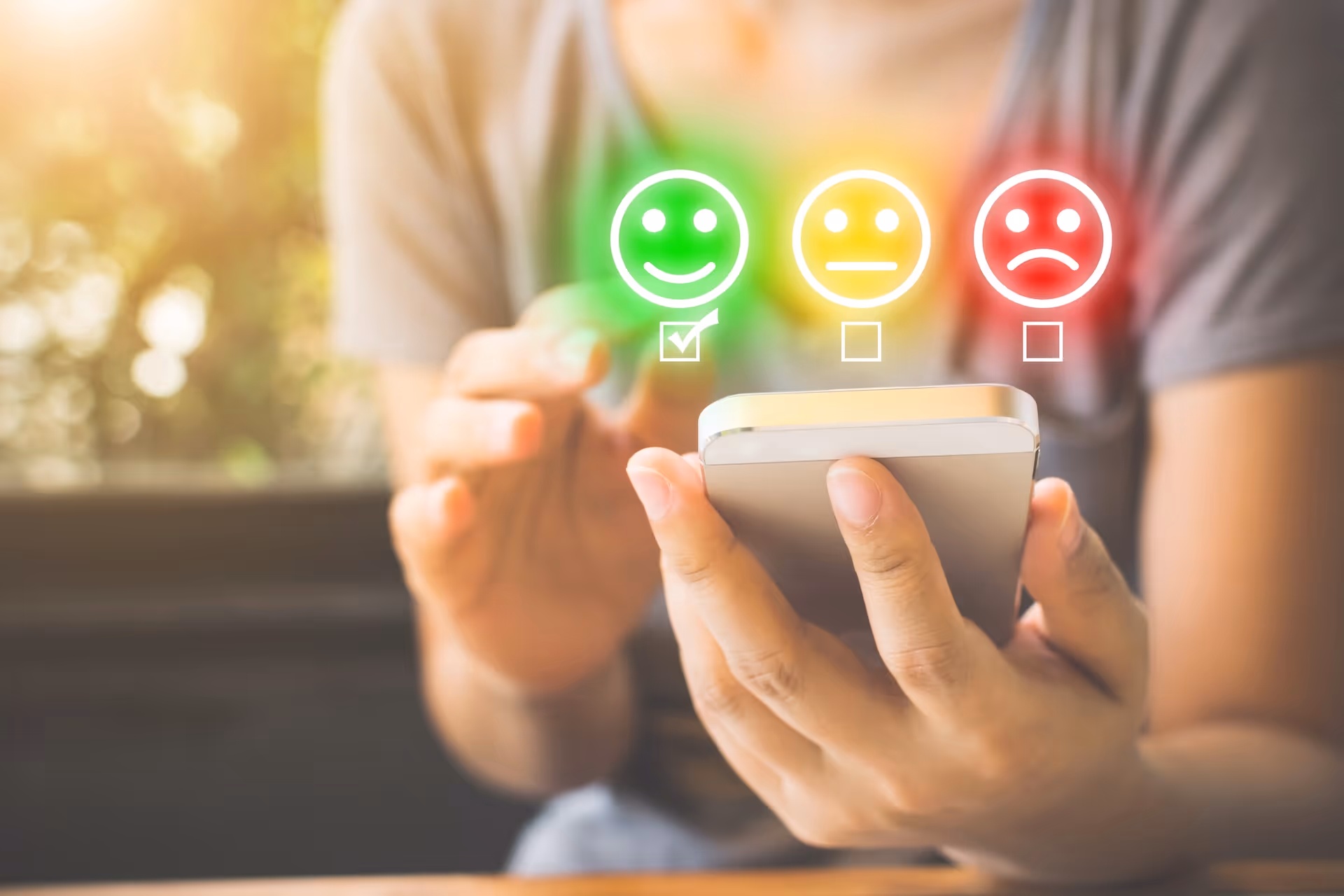 event feedback on cellphone