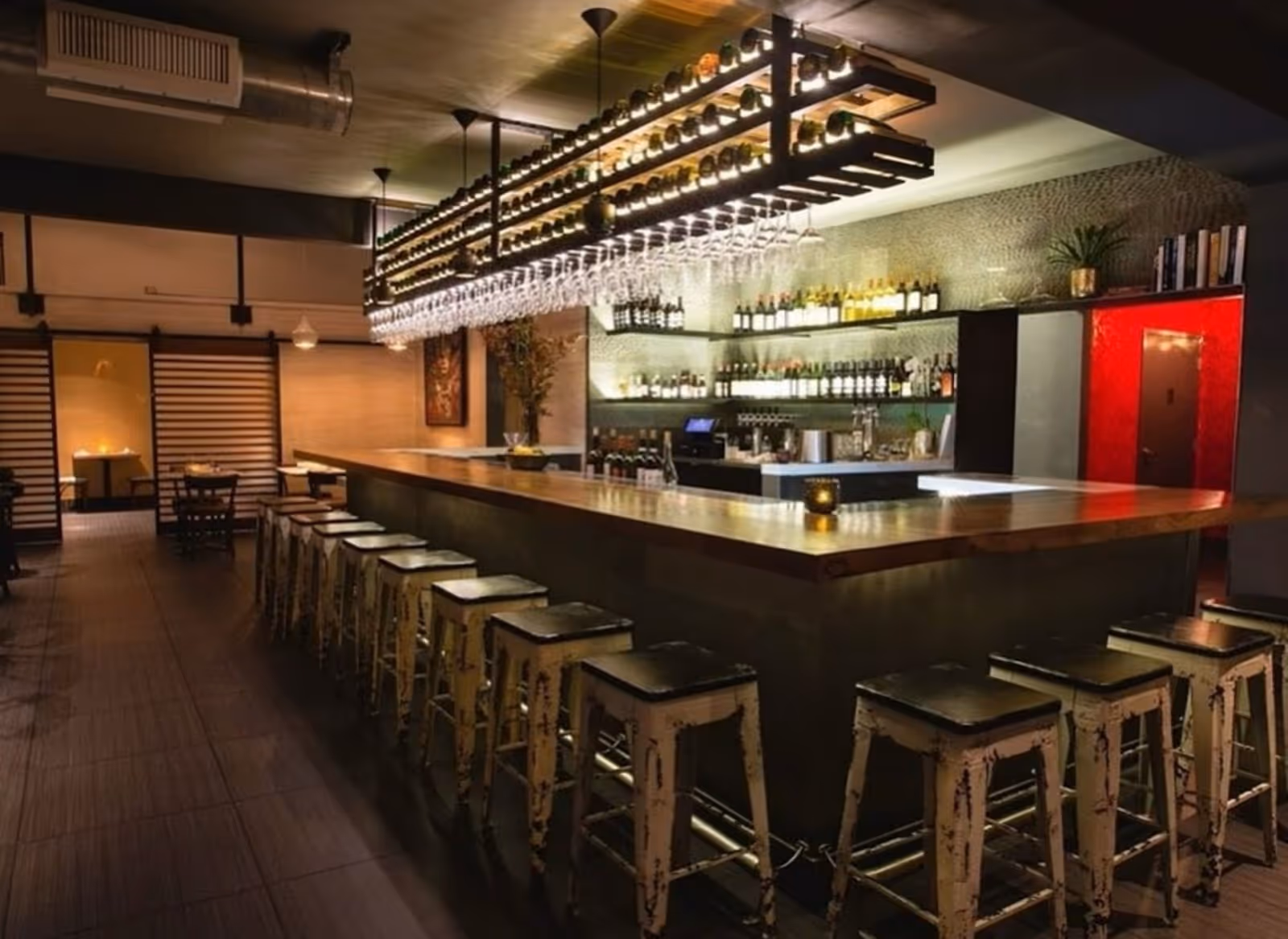 interior of 1601 Bar & Kitchen, SoMa