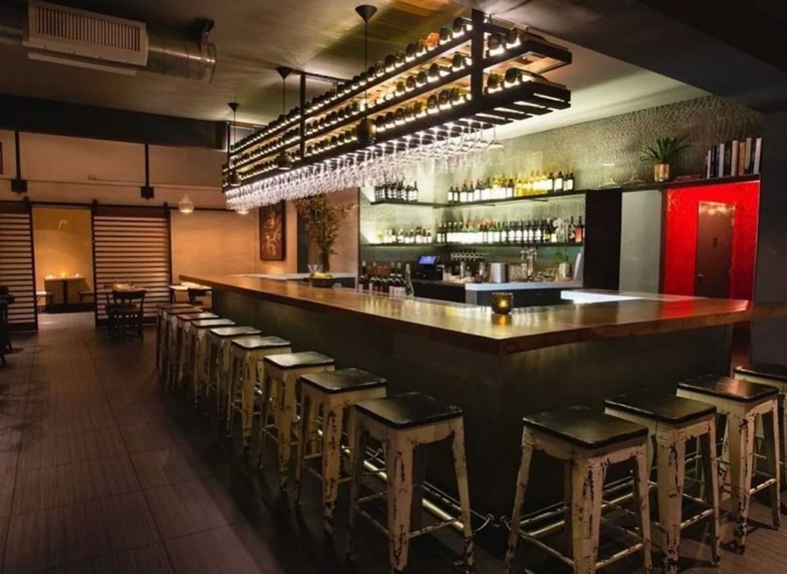 interior of 1601 Bar & Kitchen, SoMa