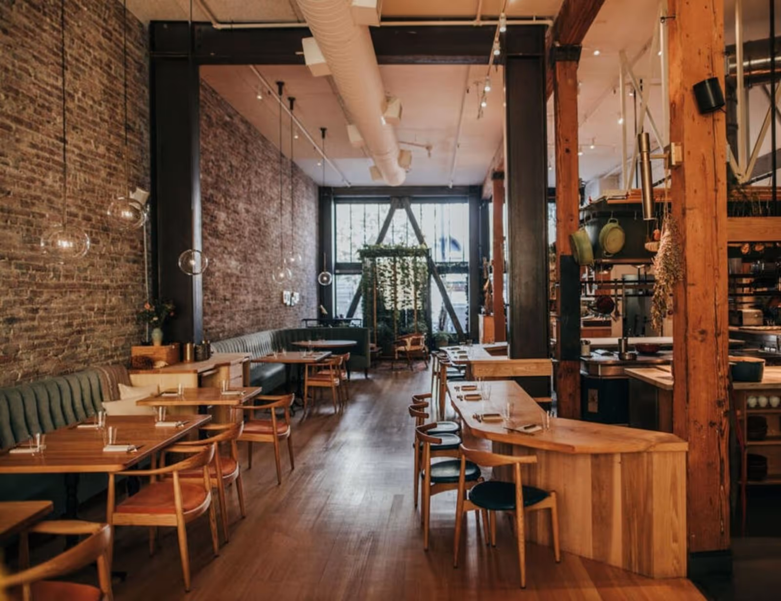 interior of Birdsong restaurant in SoMa