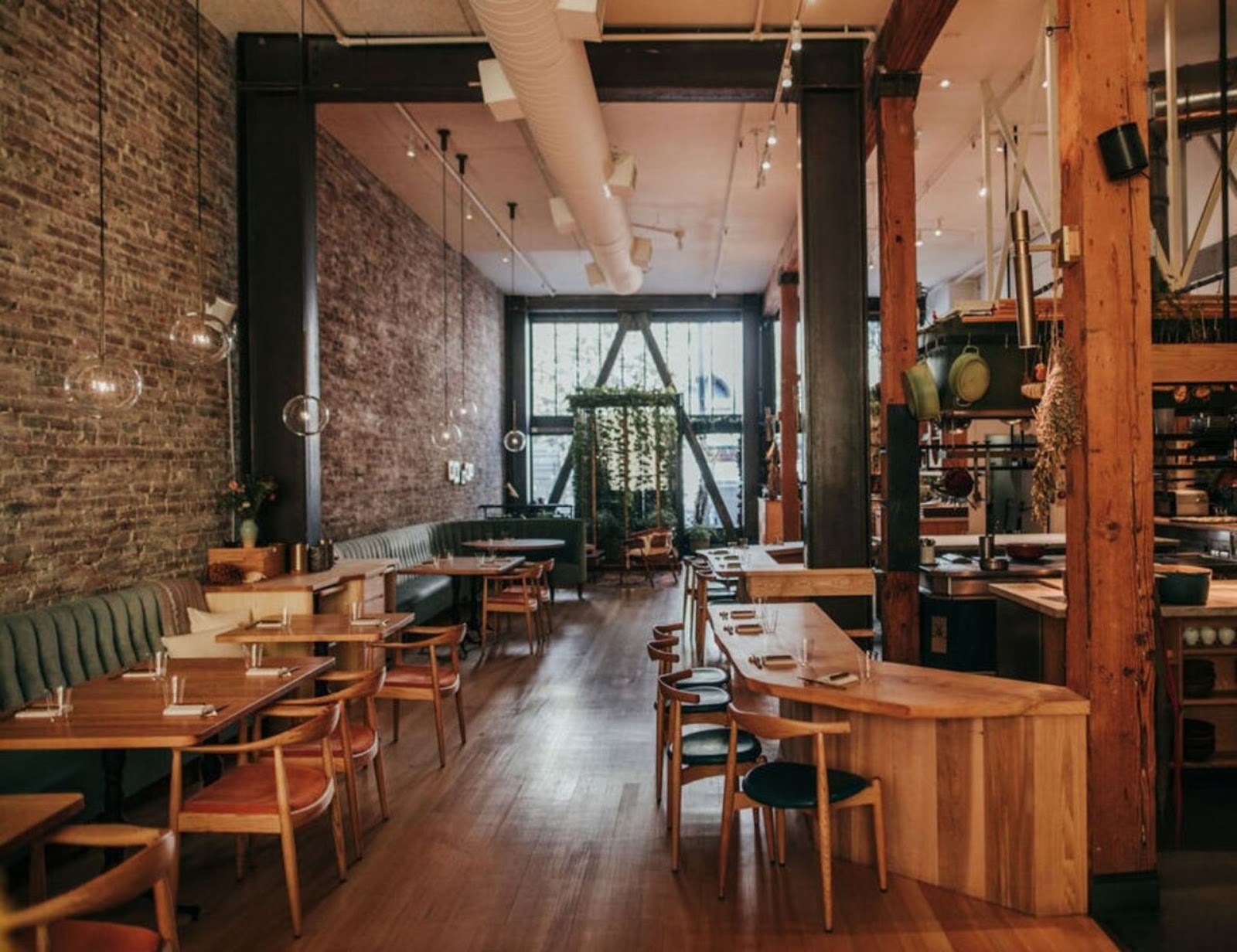 interior of Birdsong restaurant in SoMa