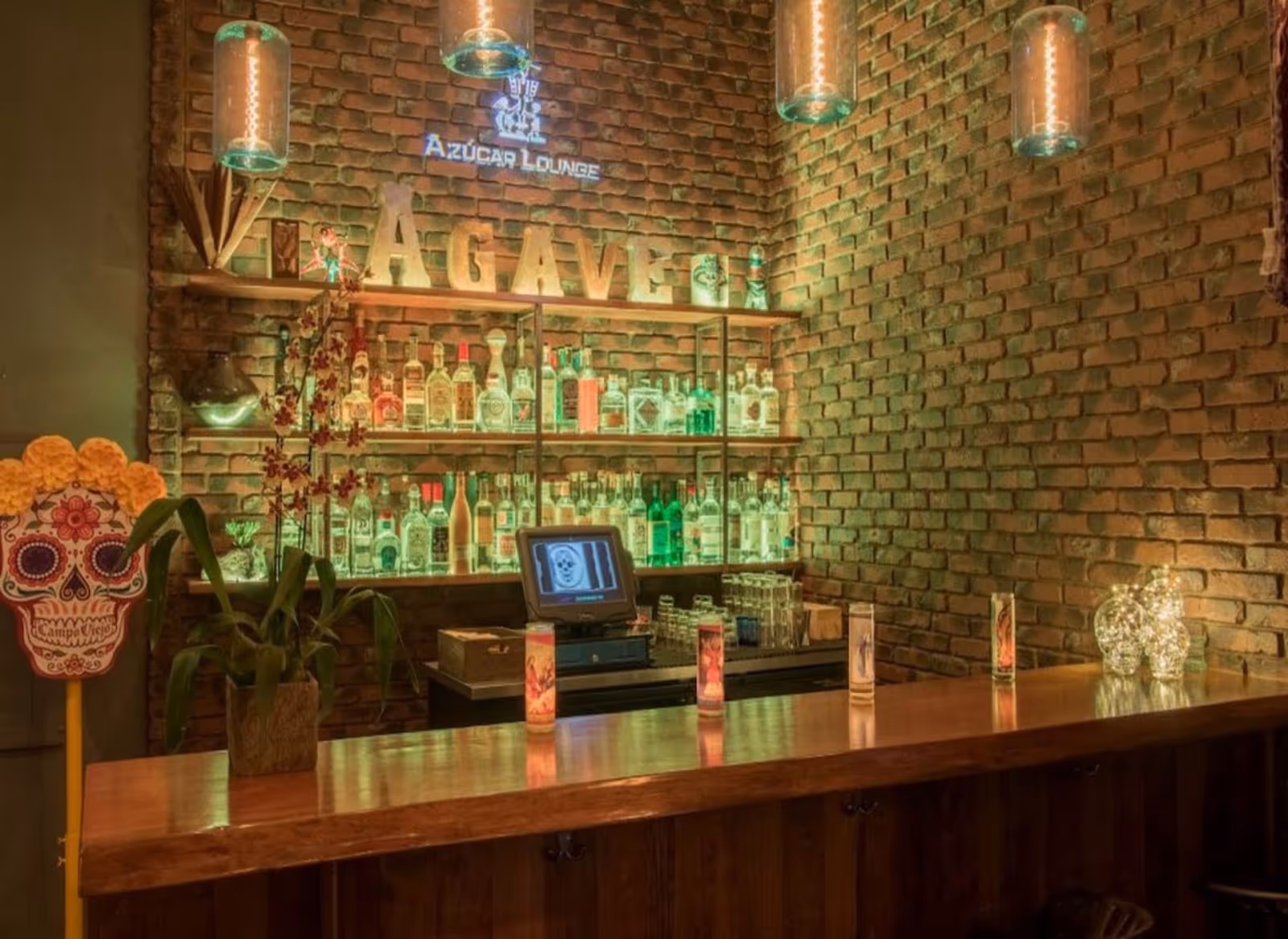 interior bar at Azucar Lounge, SoMa