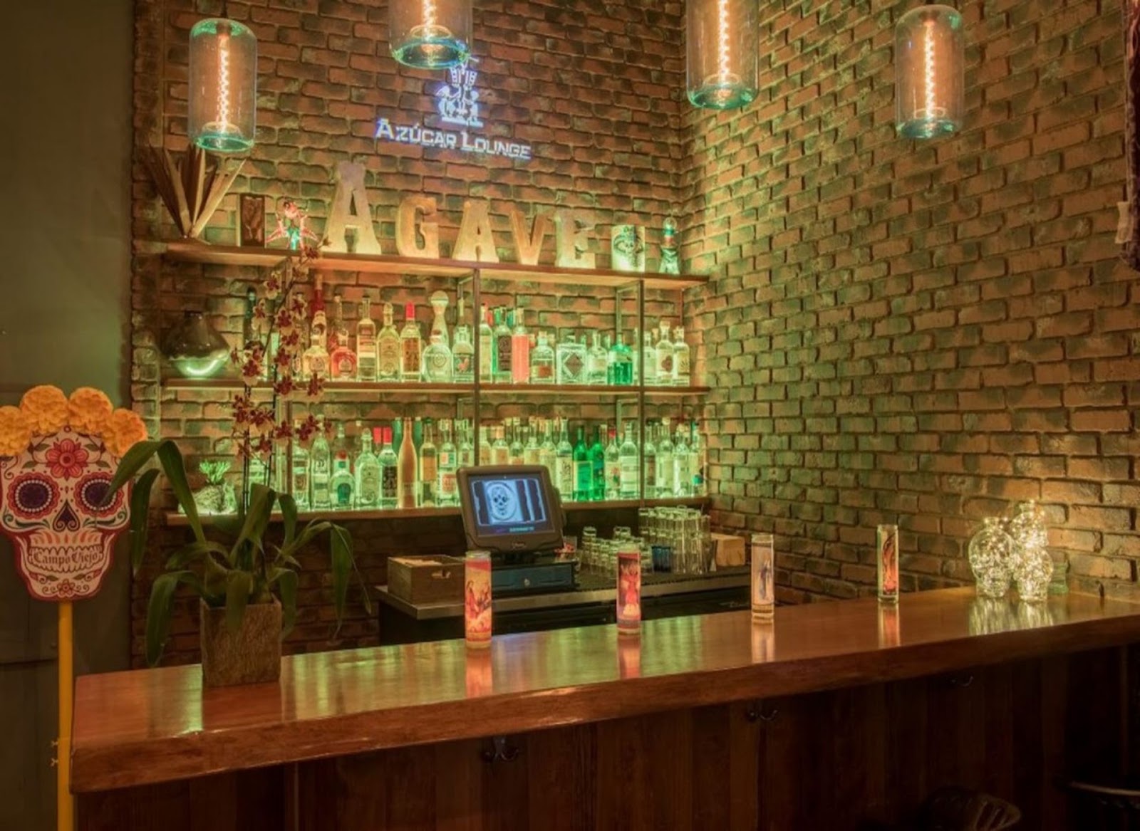 interior bar at Azucar Lounge, SoMa