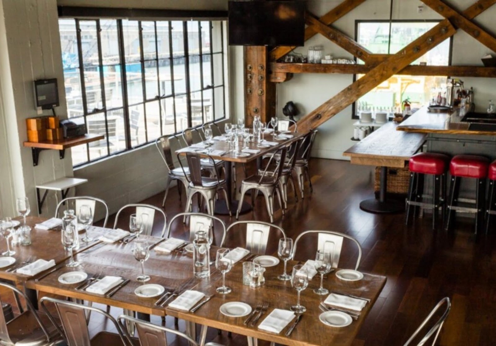interior view of ATwater Tavern restaurant, SF
