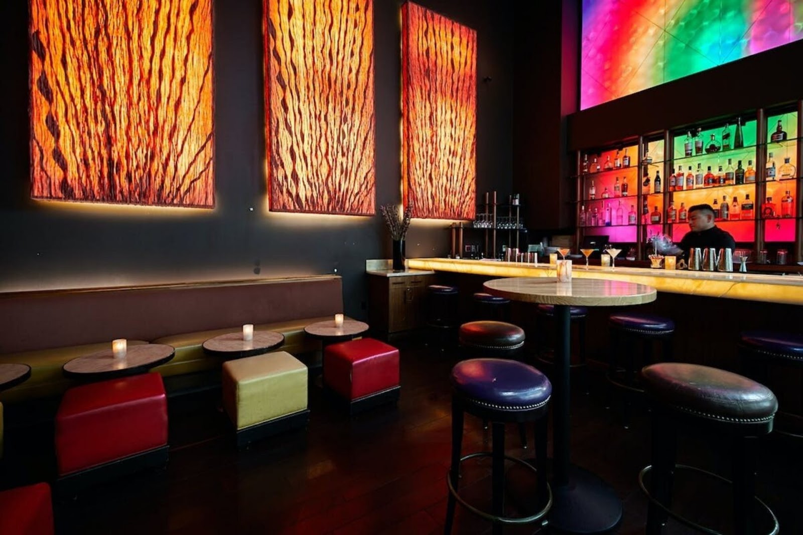 interior view of Amber India restaurant in San Francisco