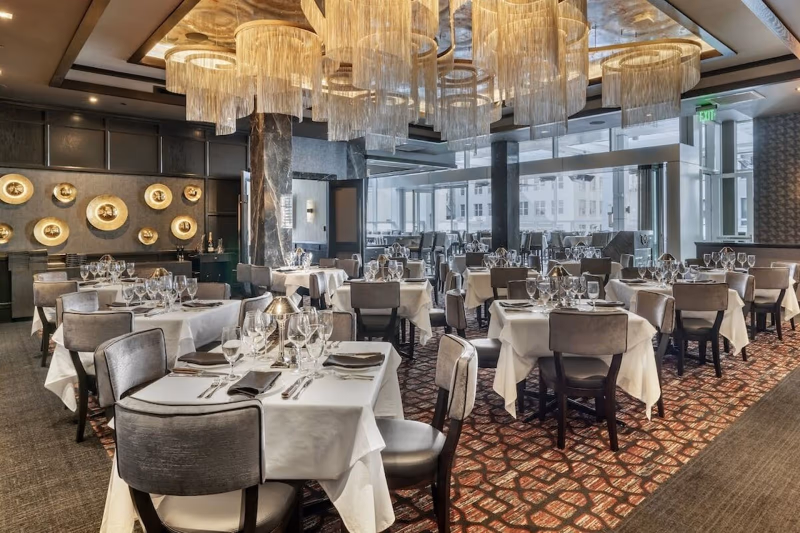 lavish interior at Mastro's, San Francisco