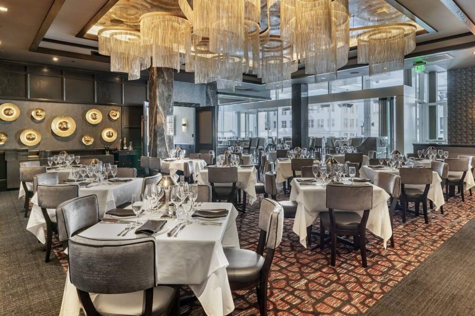 lavish interior at Mastro's, San Francisco