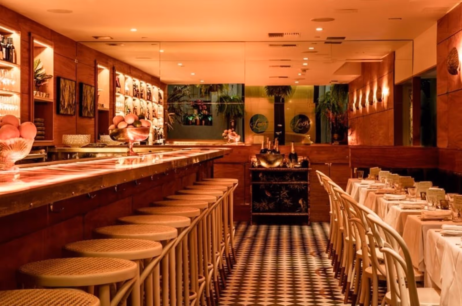 Leo's Oyster Bar interior, San Francisco