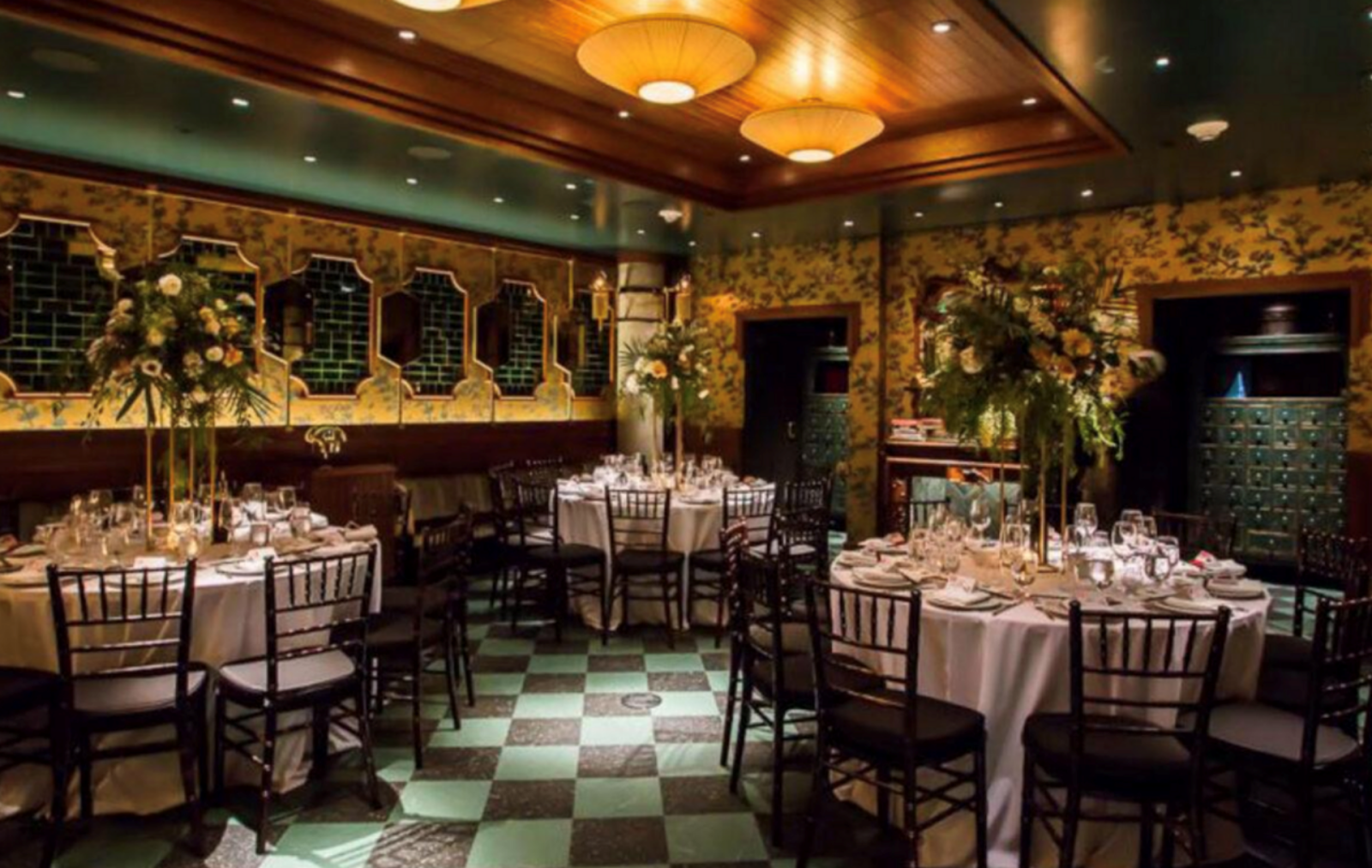 interior seating at China Live, San Francisco