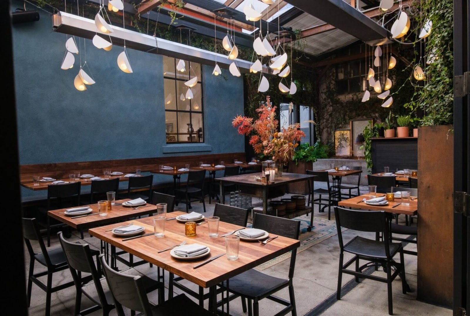 interior of Penny Roma restaurant, SF