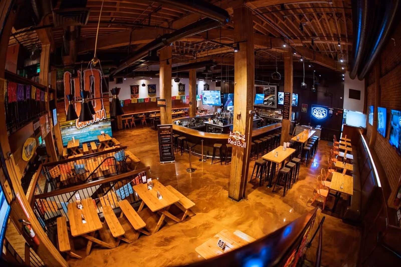 interior view of Underdogs Cantina, SF
