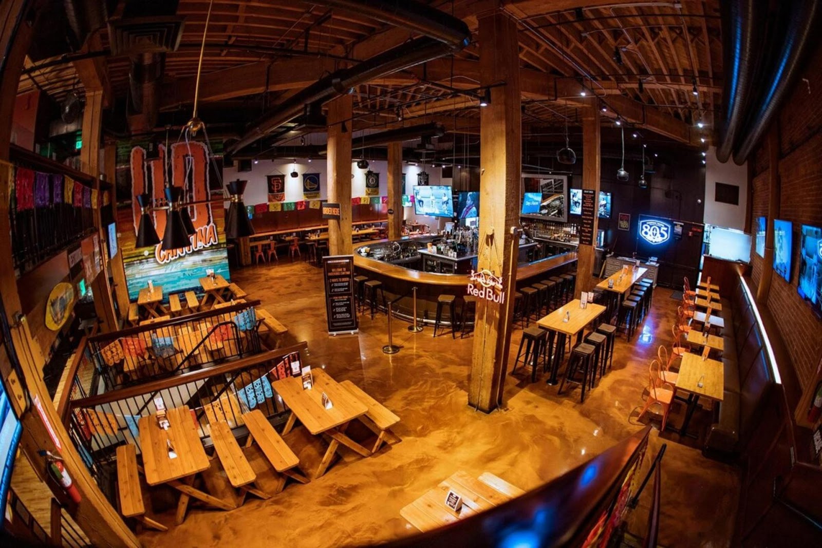 interior view of Underdogs Cantina, SF