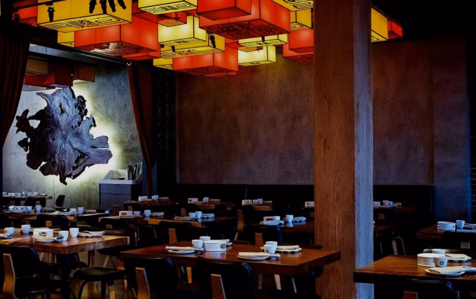 interior of Palette Tea House, San Francisco