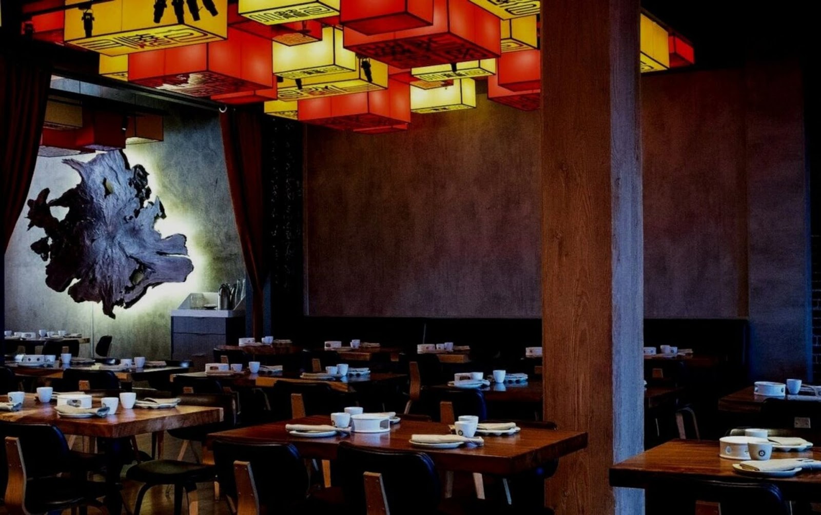 interior of Palette Tea House, San Francisco