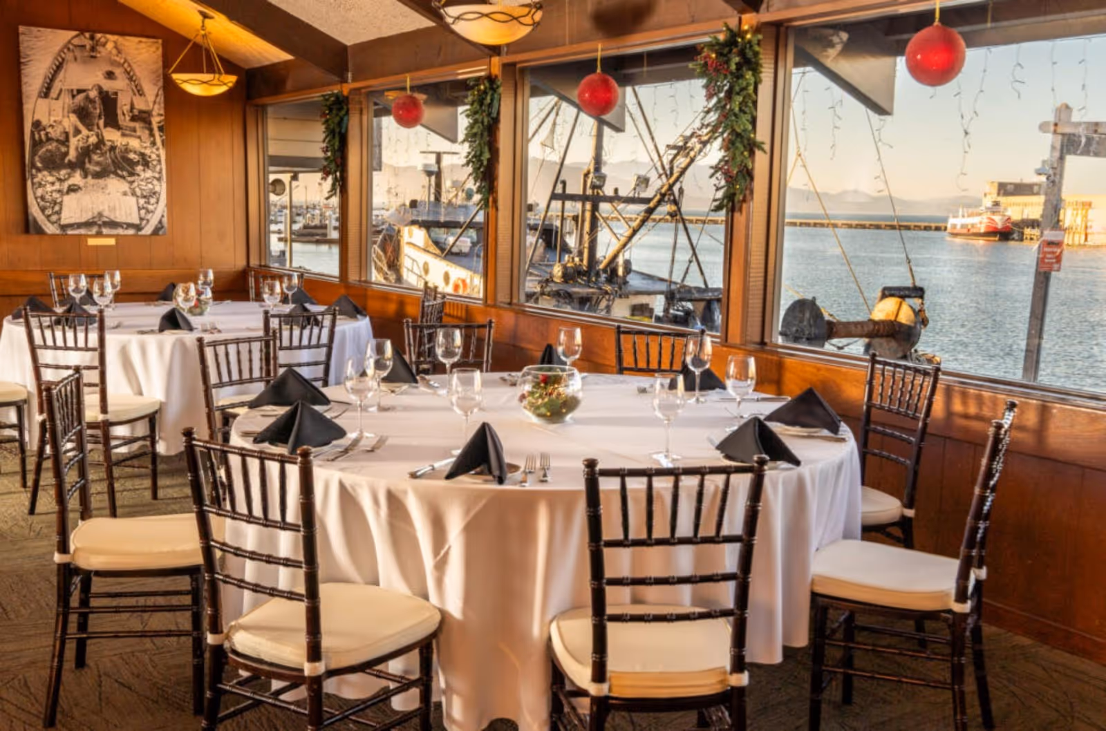 seating at Scoma's Seafood Restaurant