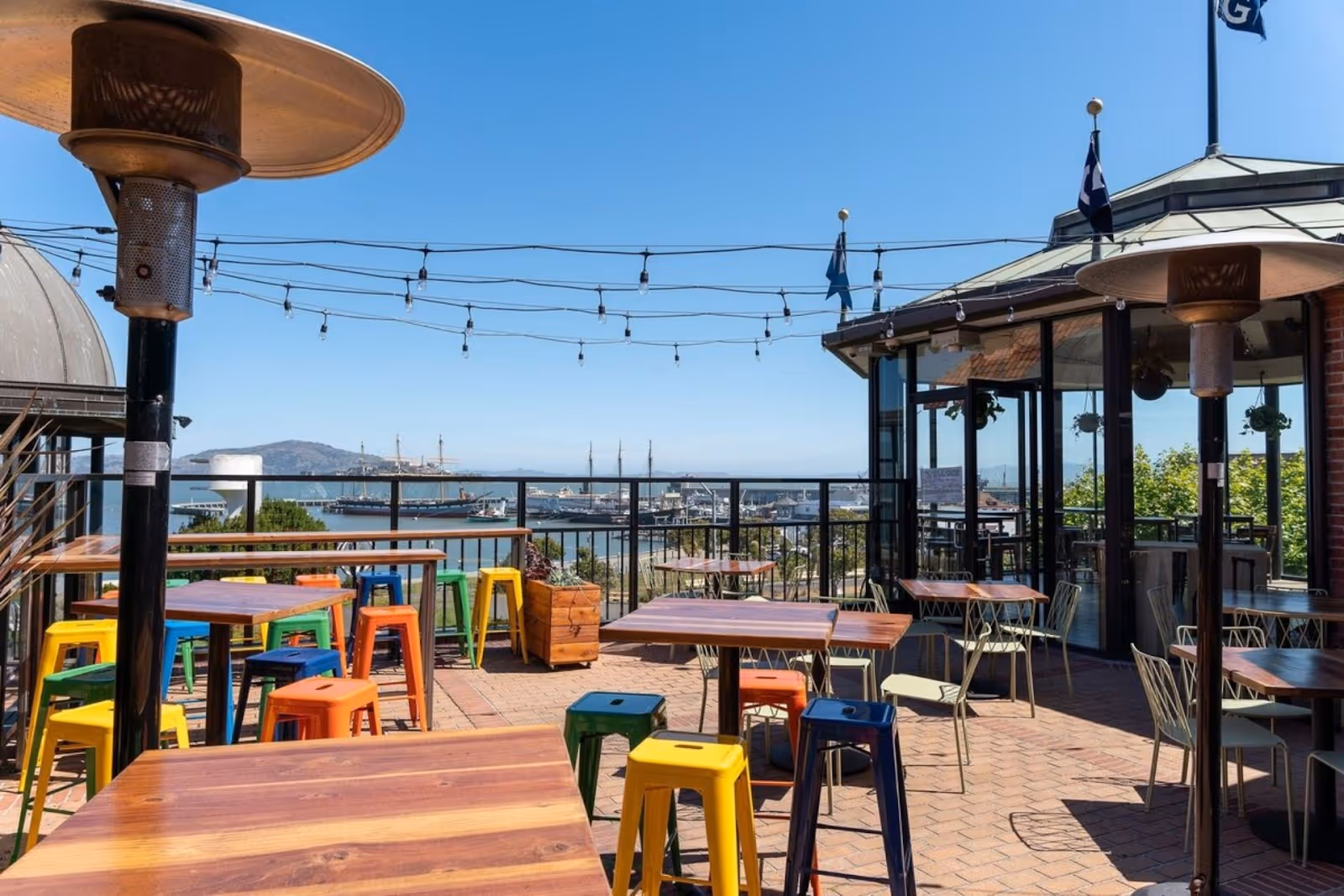 exterior seating at Barrio restaurant, San Francisco