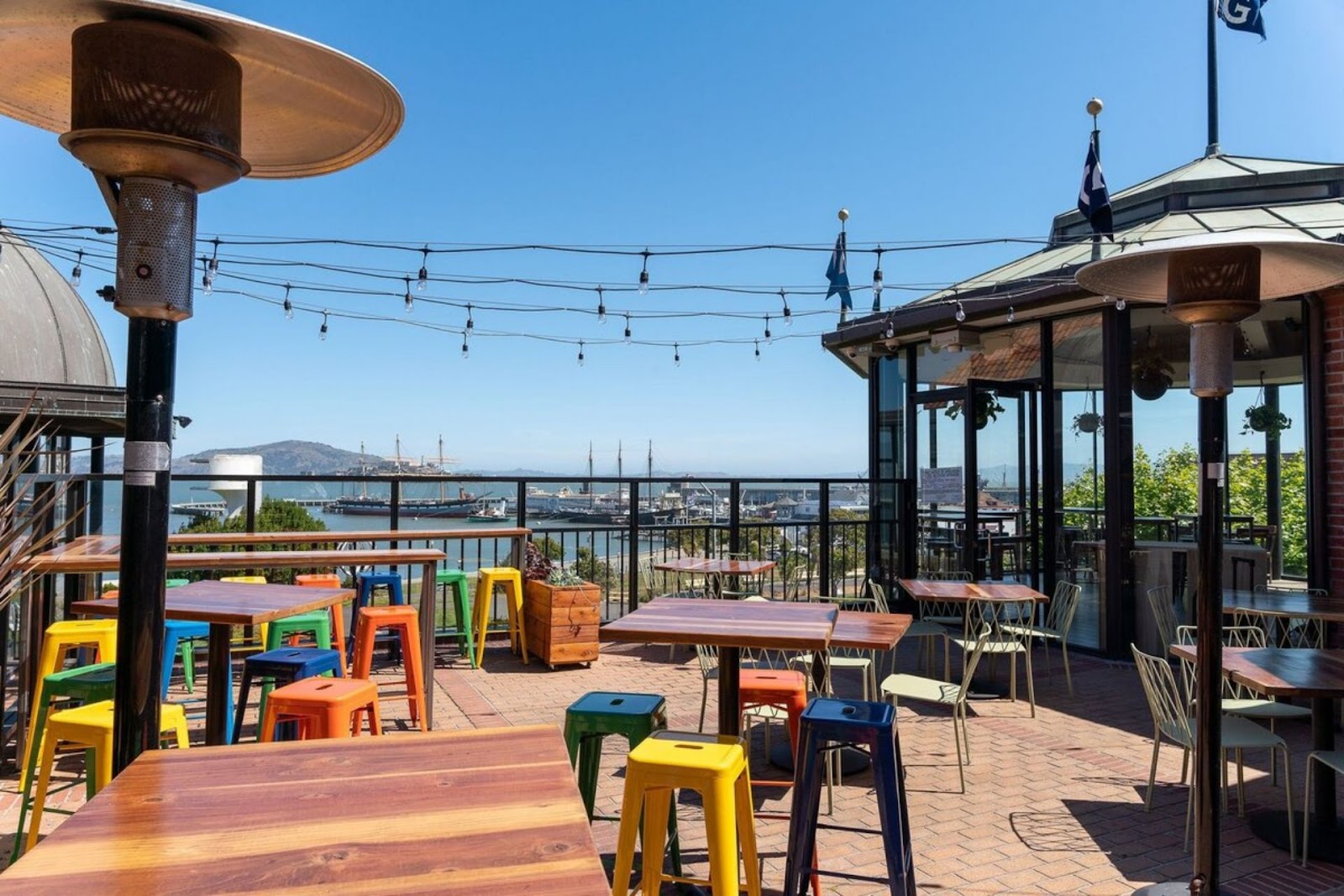 exterior seating at Barrio restaurant, San Francisco
