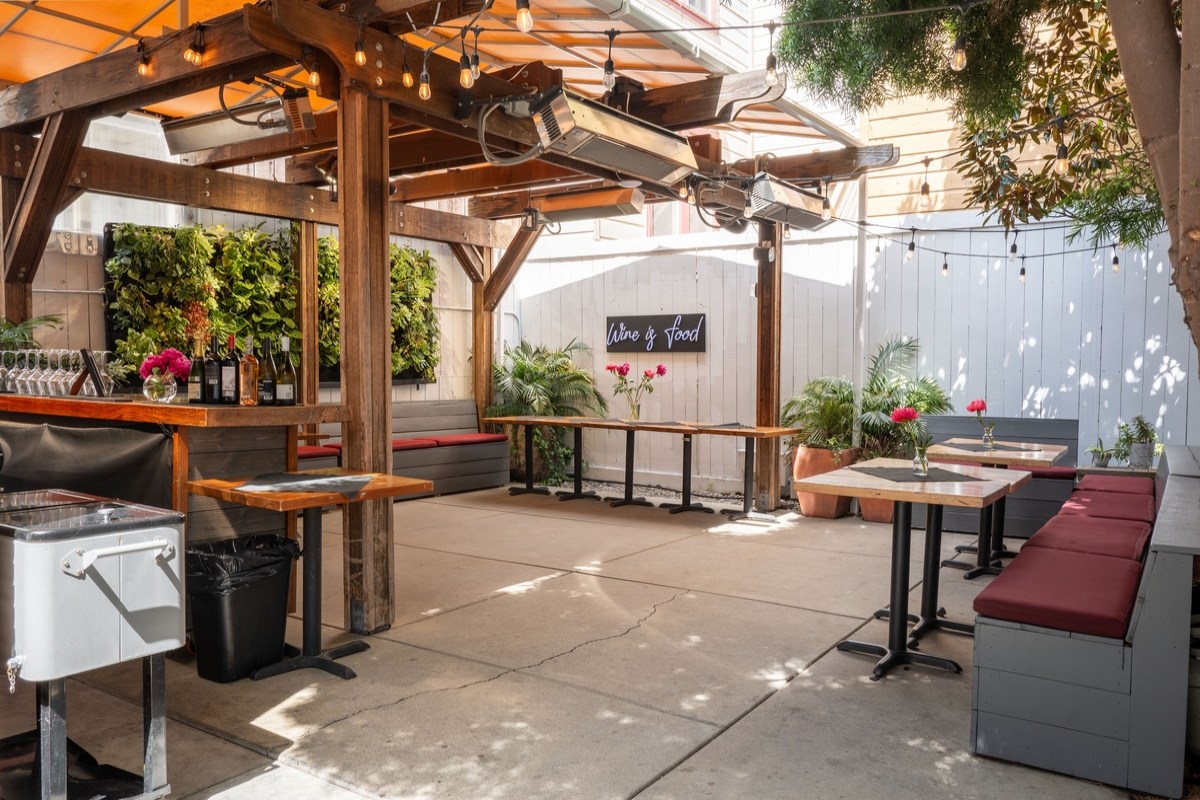 interior view of The Patio restaurant