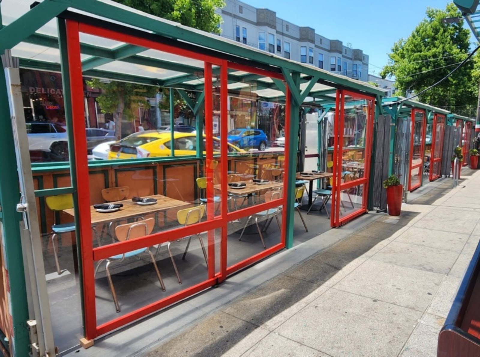 exterior view of Red Window restaurant, North Beach SF