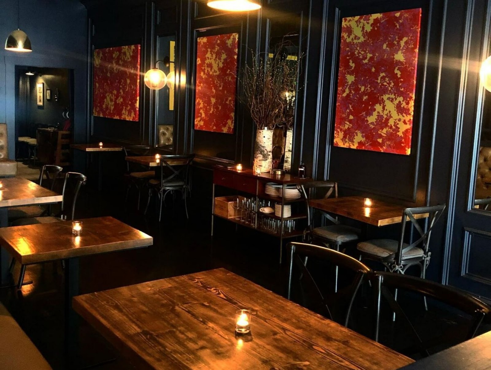 view of the interior of Altovino restaurant, San Francisco