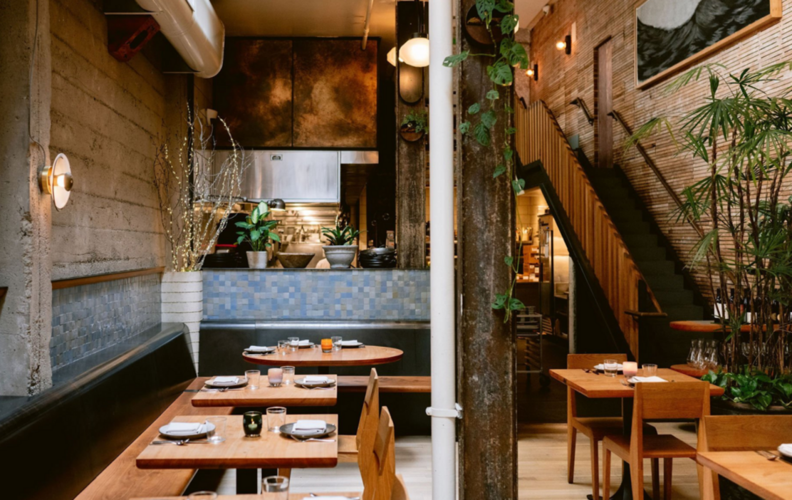 interior view of State Bird Provisions restaurant, SF