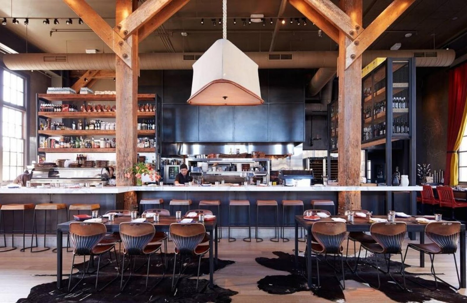 Interior of Coqueta restaurants, SF