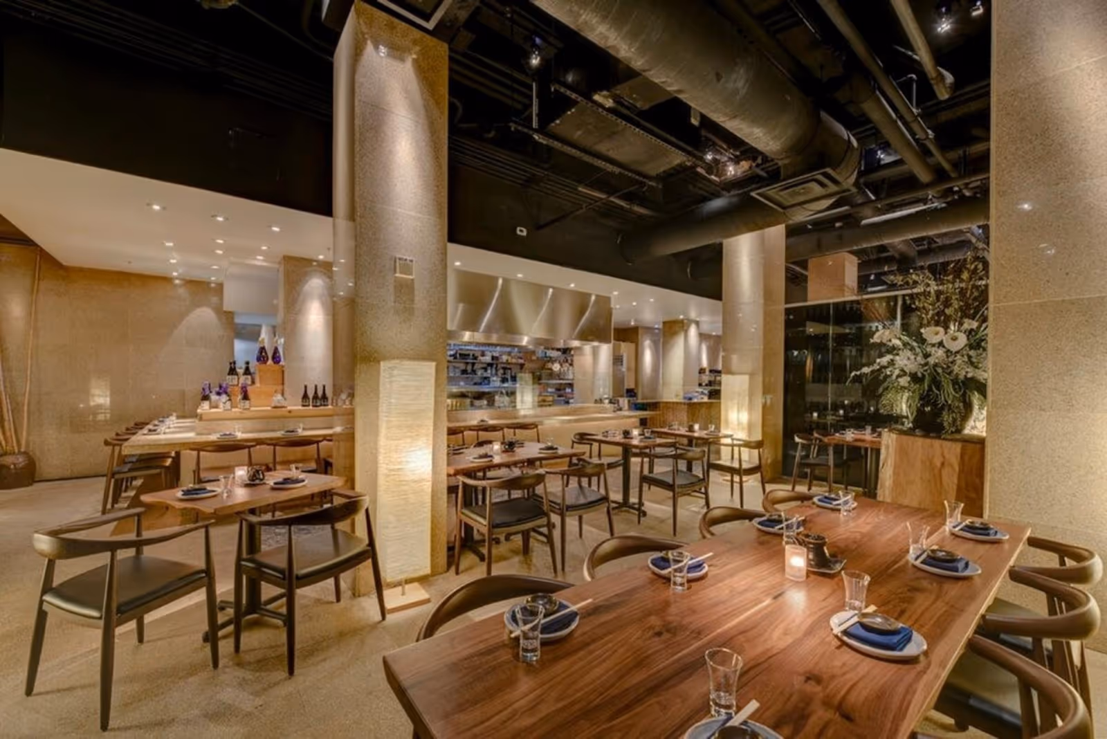 interior view of Ozumo restaurant, Embarcadero SF