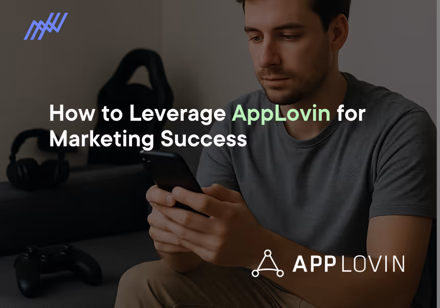 Image of a man utilizing applovin on his phone and measuring the impact of his adds using Northbeam, the multi touch attribution solution for profitable growth