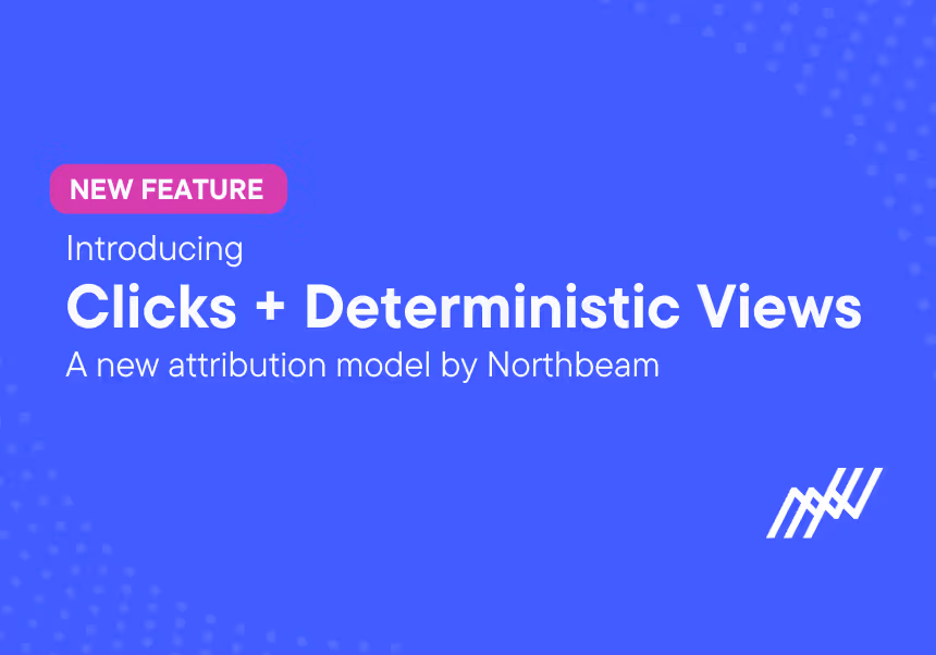 Clicks + Deterministic Views, by Northbeam. 