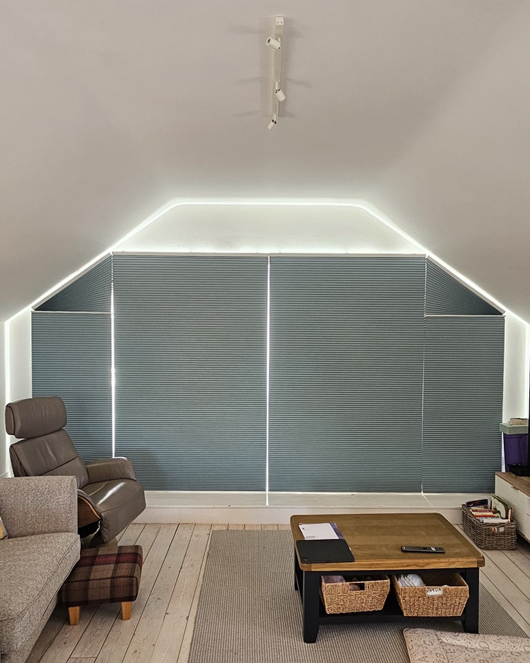 Shaped blinds Cornwall