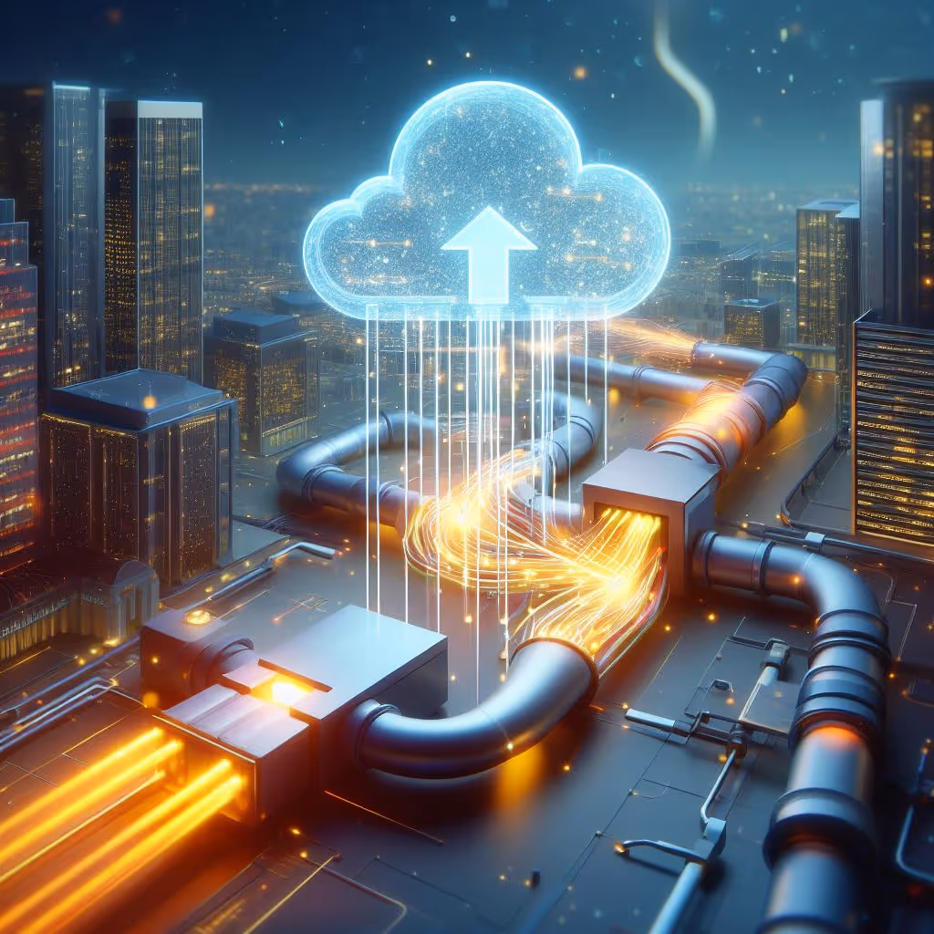 Visual representation displaying AI-generated interpretations of Google Cloud Platform.