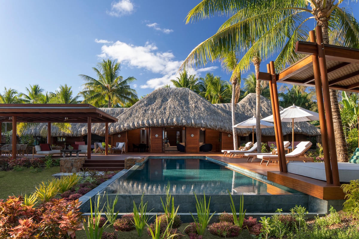 Villa im Four Seasons Bora Bora mit großzügigem privat Pool