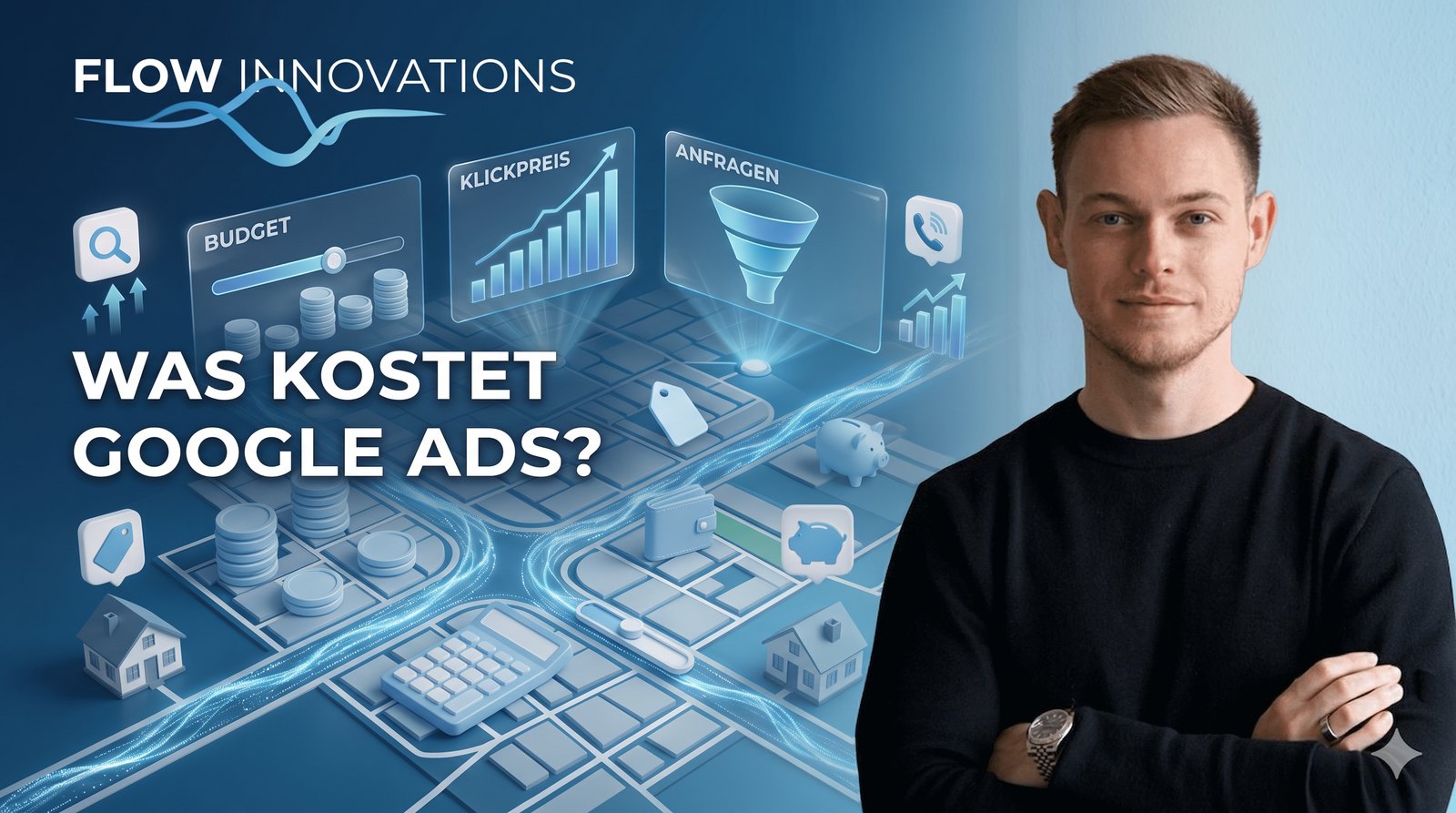 Titelbild zum Artikel Was kostet Google Ads?