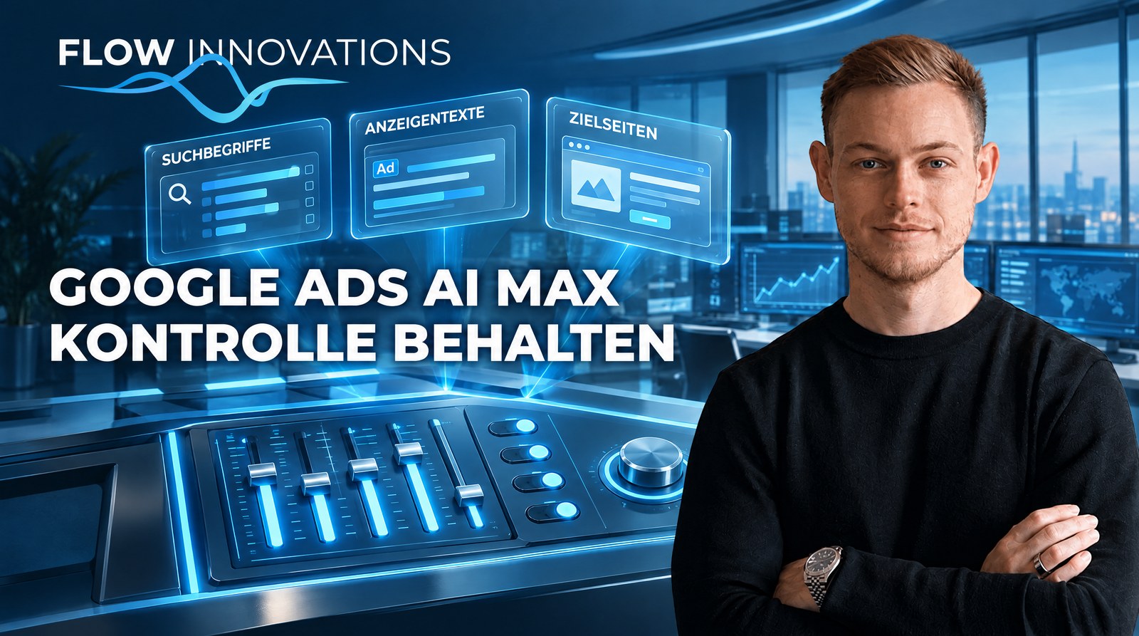 Titelbild zum Artikel über AI Max in Google Ads und wie du die Kontrolle behältst