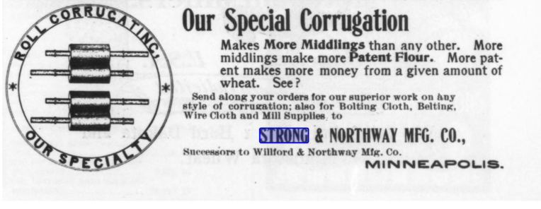 Strong and Northway Invincible Scourers Smutty Wheat advertisement