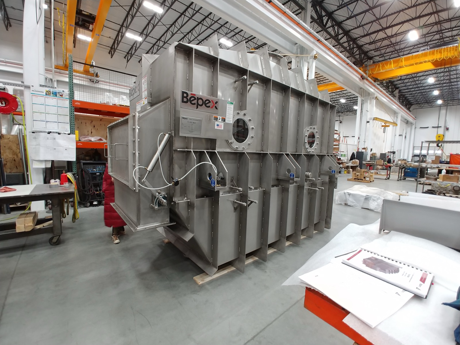 Bepex food processing equipment in operation